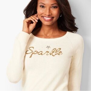 Talbots Sparkle Sweater Size Large Petite